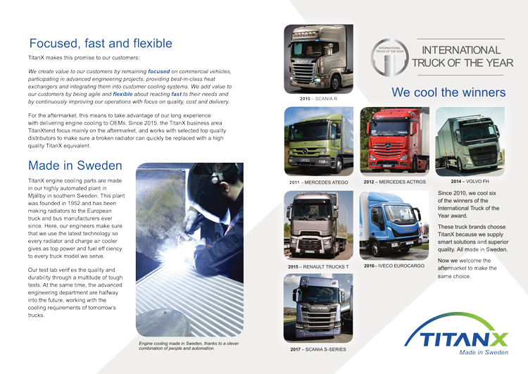 Irish Distributors for TitanX & Frigair Radiators